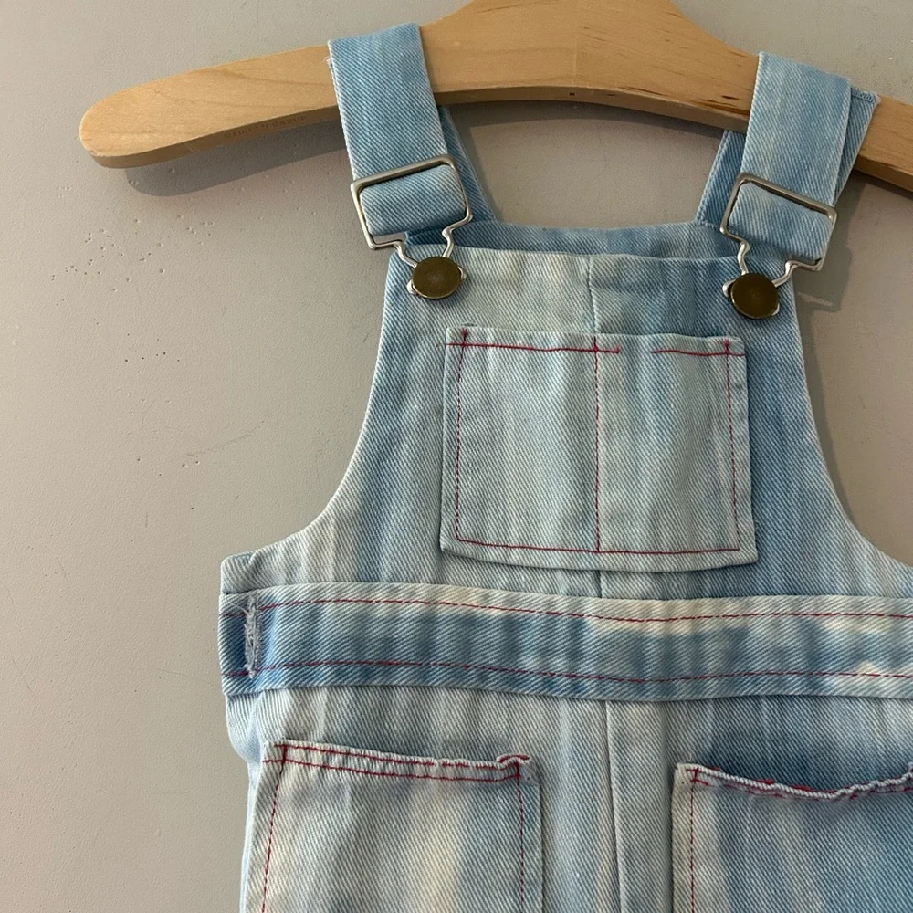 $14 ADD ON Vintage 18m Health-tex Overall blue denim Hanna Andersson‎ Levi